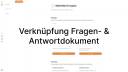 Verknüpfung Fragen- & Antwortdokument