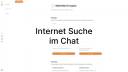 Internetsuche im Chat